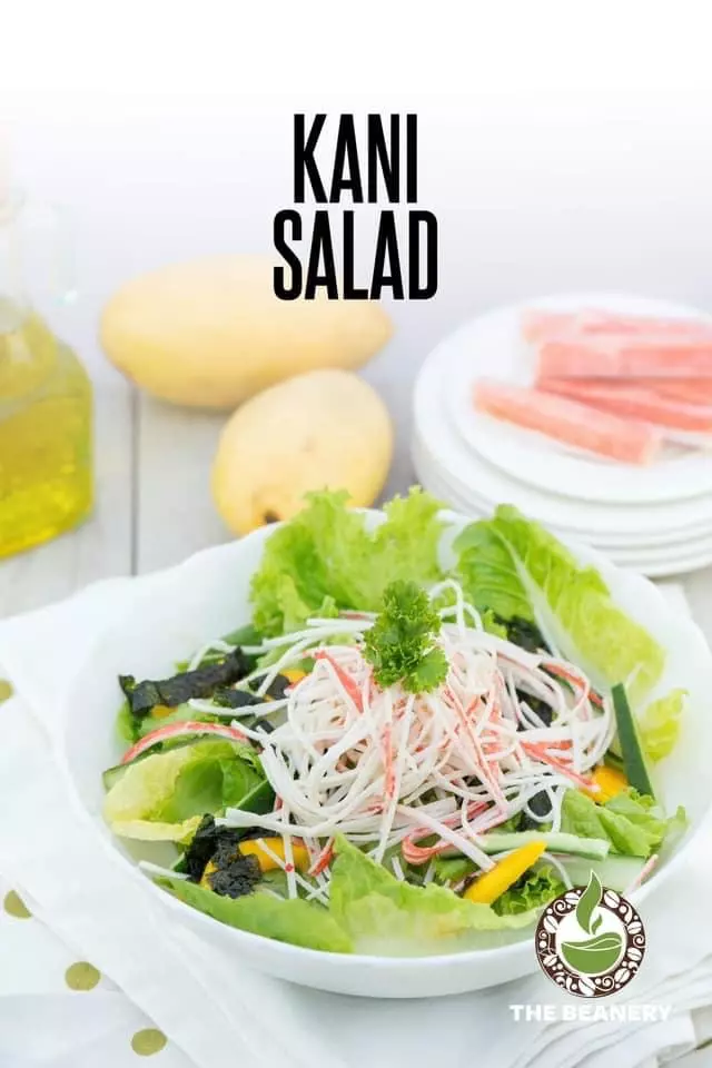  Appetizer and Salad with lots of vegetables in a plate, a menu of Beanery Philippines resturant.