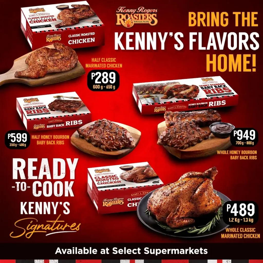 Kenny Rogers Roasters Philippines Menu Prices 2024