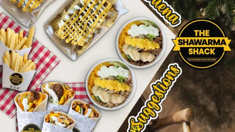 Shawarma, stacks, fries and furthermore, a menu of shawarma stack philippines resturant.