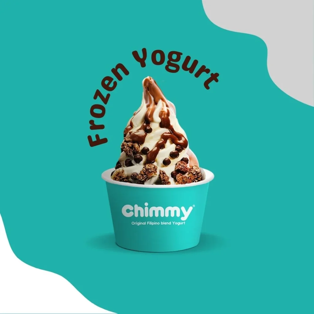 Frozen yogurt, a menu of chimmy philippines resturant.