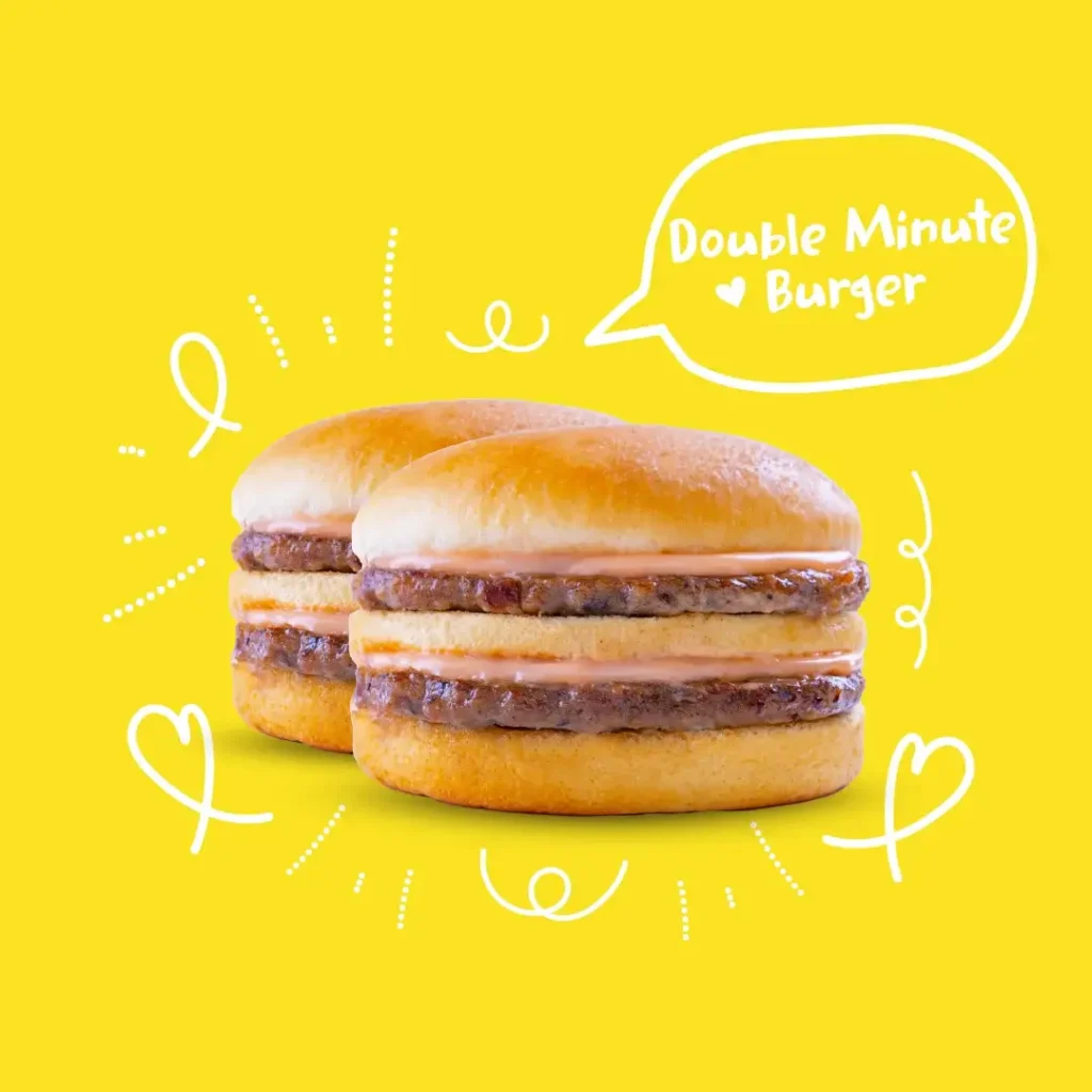 Minute Burger May Bago, a menu of Minute Burger Philippines resturant.