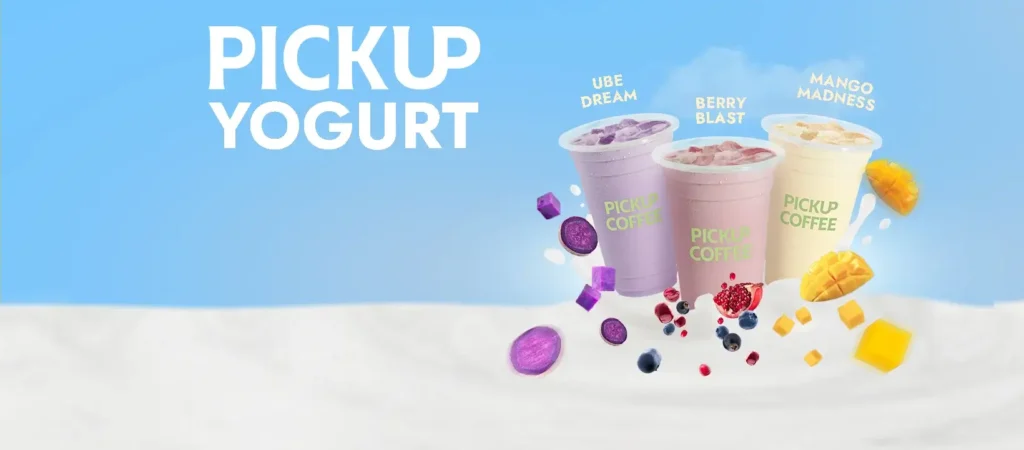 Pickup Coffee Yogurt, a menu of Pickup Coffee Philippines resturant.