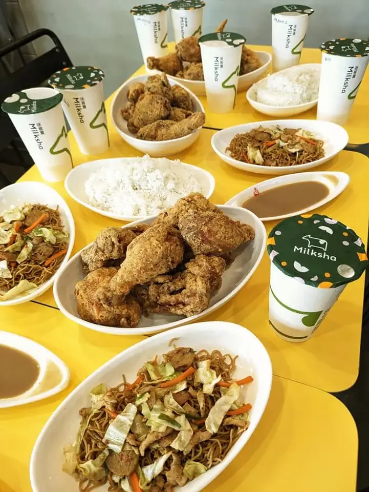 New Milksha, a menu of Chowking Philippines resturant.