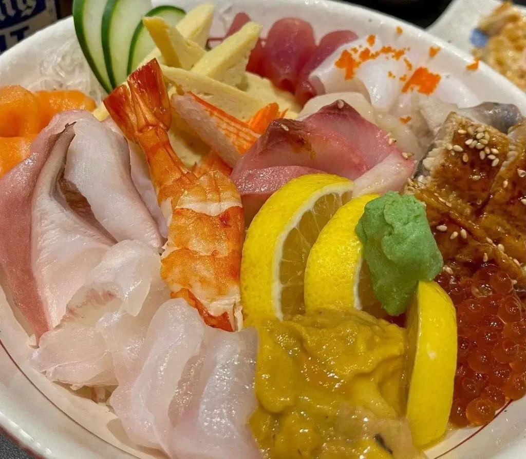 Oedo Sashimi Menu