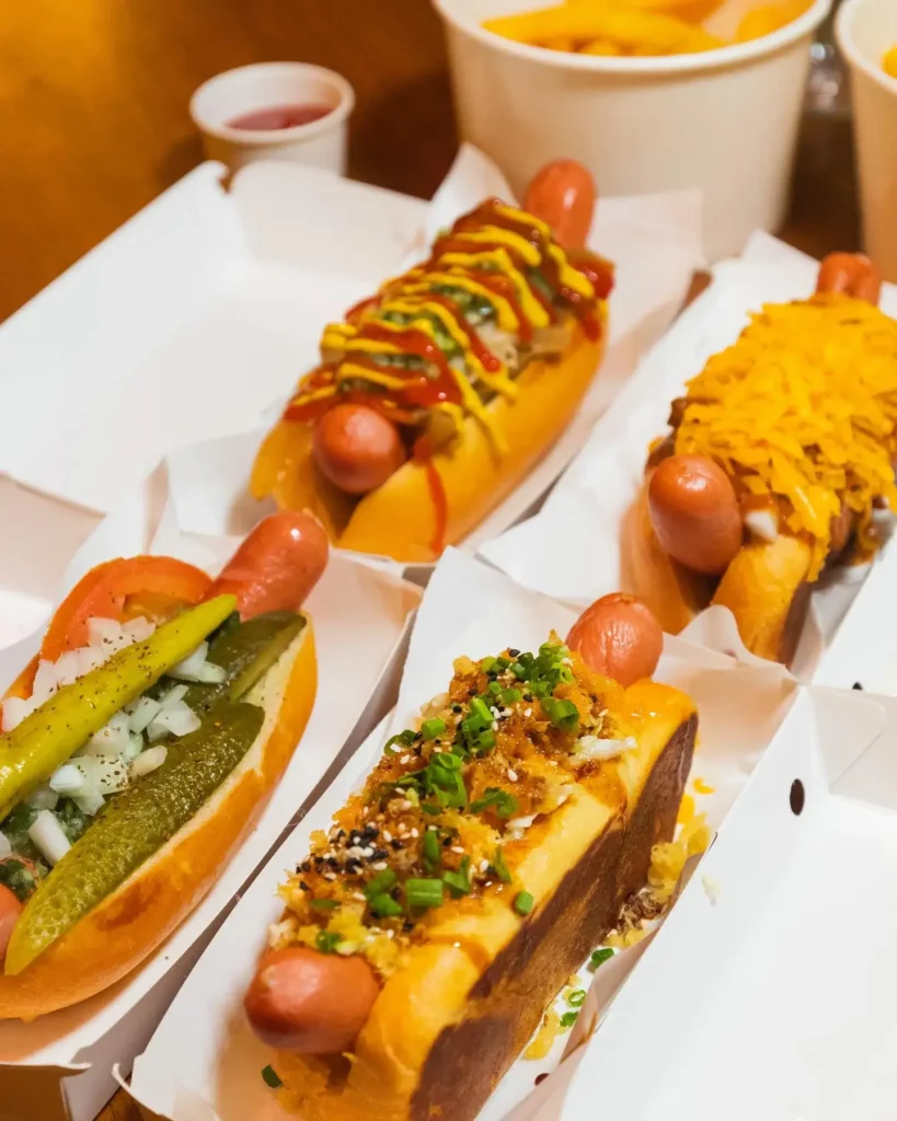 Pink’s Hotdogs Menu