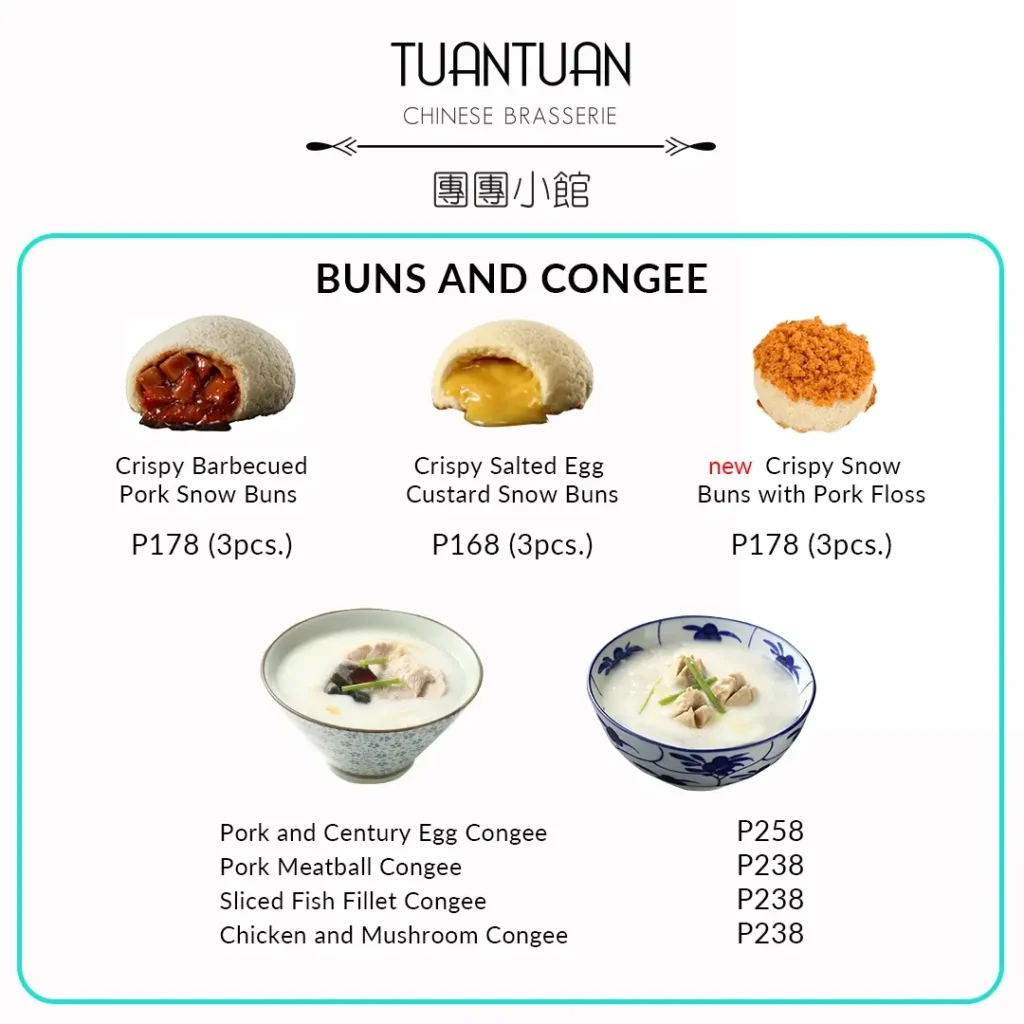 Tuan Tuan Snow Buns with Prices