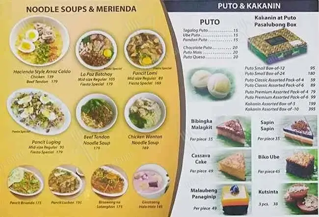 Arroz Ecija Menu with Prices