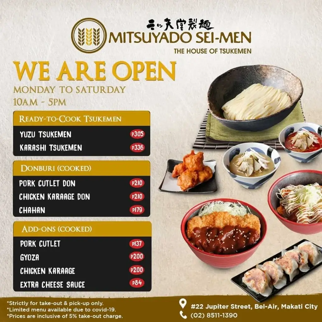 Mitsuyado Sei Men Others Menu with Prices